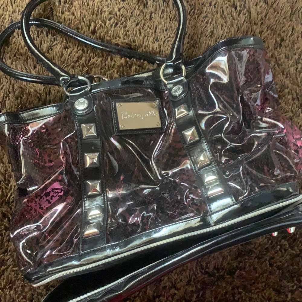 BETSEYVILLE pink clear bag